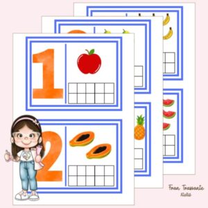Arquivo Digital - Pareamento dos Números e Quantidades das Frutas