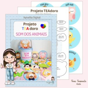 Apostila de Moldes - Som do Animais Projeto TEAdoro