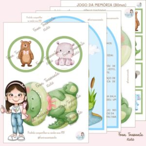 Arquivo Digital - Luva pedagógica A JACAREZINHA QUE MORDIA